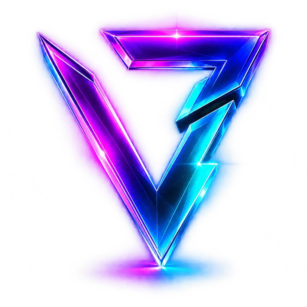 Vyntic Core, the 3D neon logo